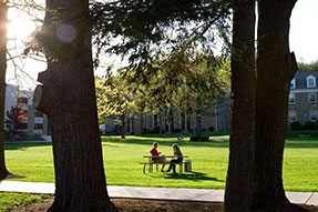 Photo of students on campus. Link to Tangible Personal Property